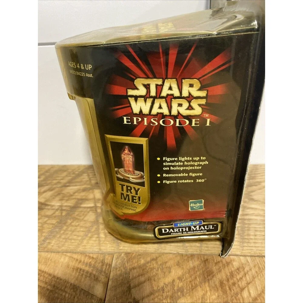 Star Wars: Episode I - Light Up Darth Maul Figure As Hologram -Hasbro 1999